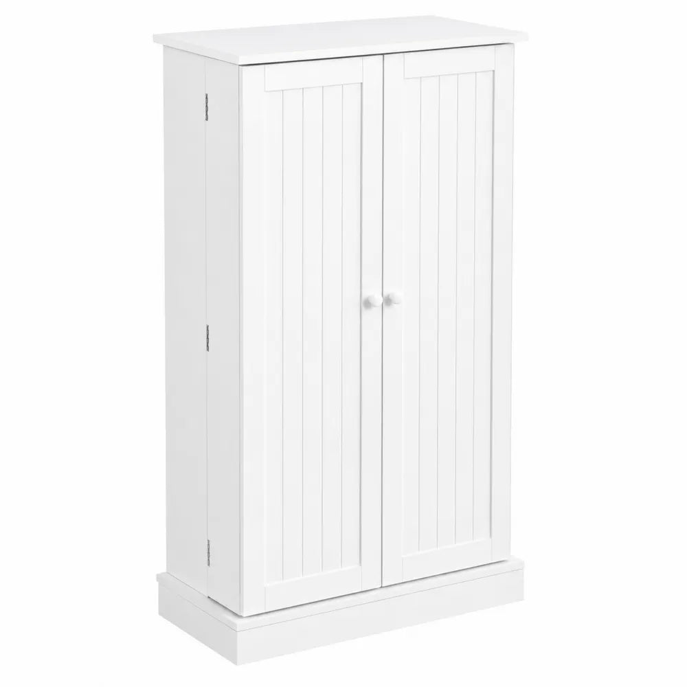 Armadio in MDF Bianco con Due Ante 80x40x160 cm