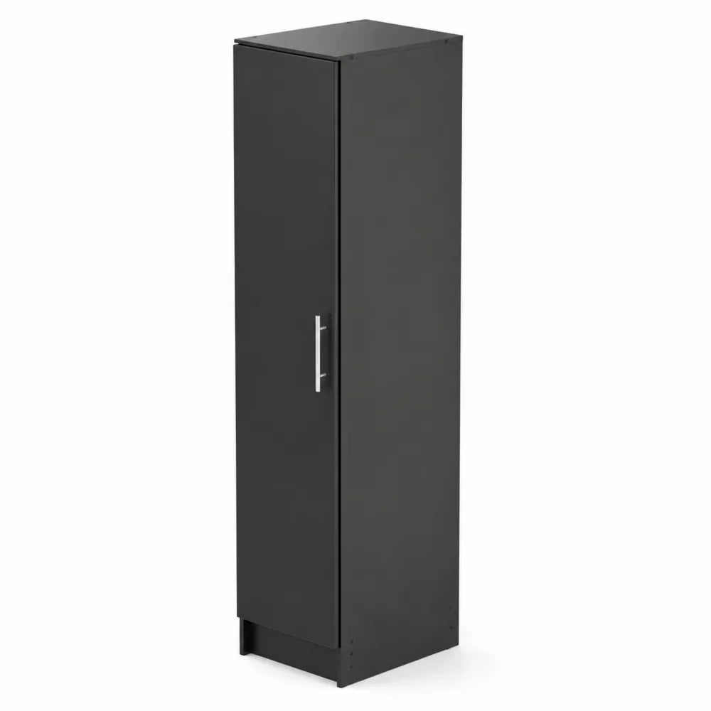 Armadio alto metallo nero 180x45x40 cm